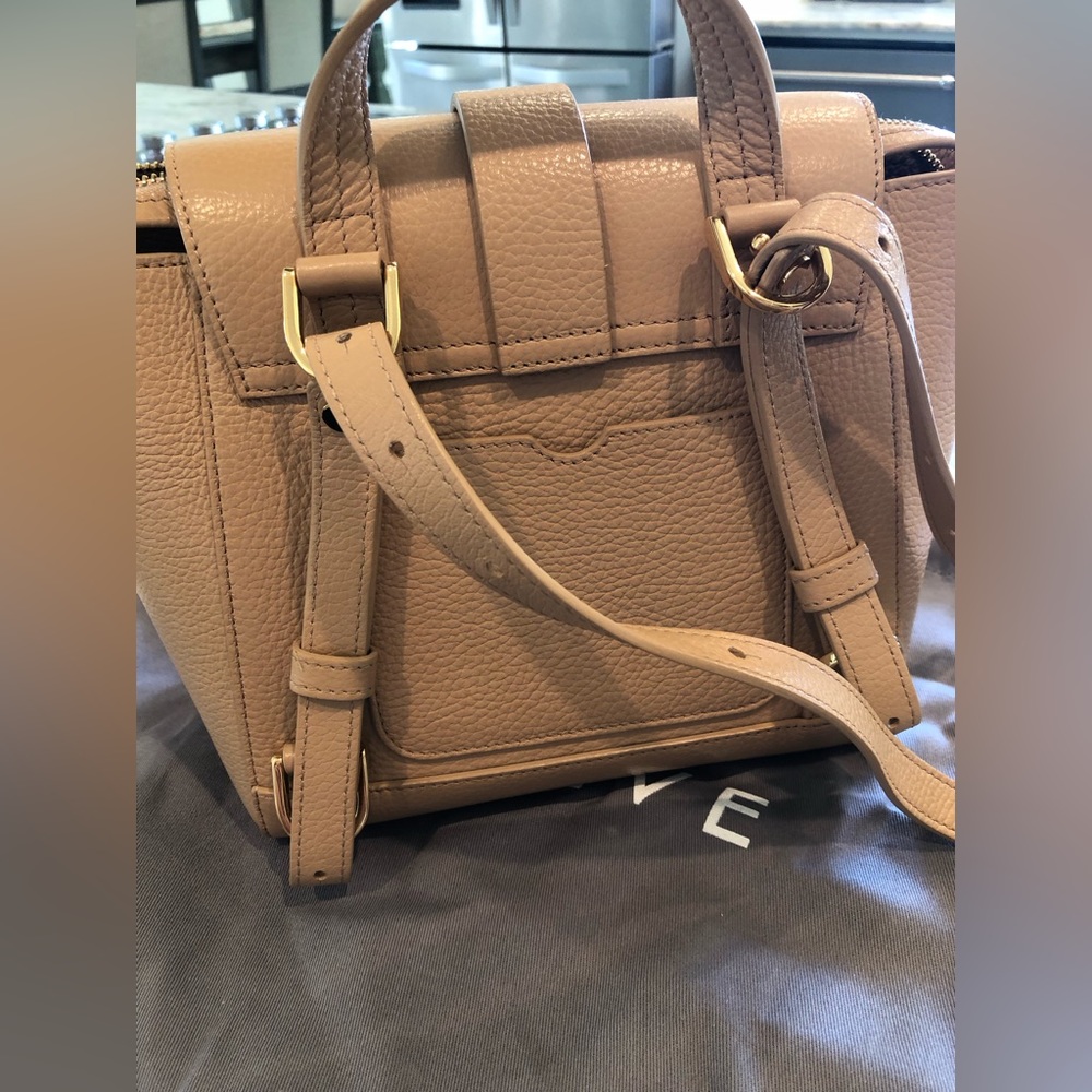 Pre-owned SENREVE Mini Maestra - Dolce leather/ Butterscotch color Gold hardware - Picture 2 of 9